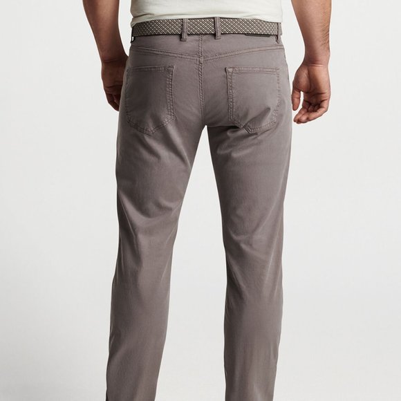 Peter Millar Wayfare Five-Pocket Pant Nickel 34x32 - Picture 2 of 4